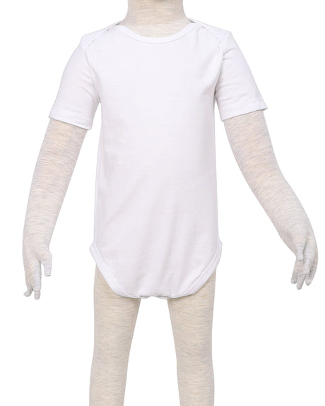 Short Sleeve Envelope Neck Onesie