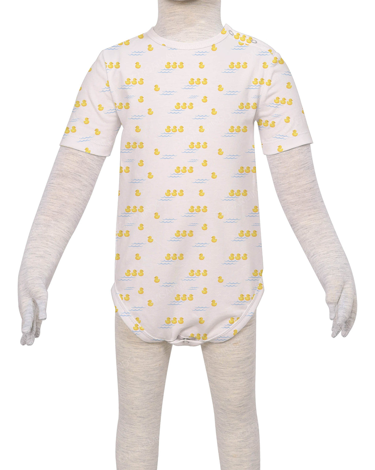 Short Sleeve Crew Neck Onesie