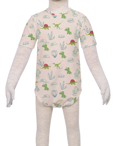 Short Sleeve Crew Neck Onesie