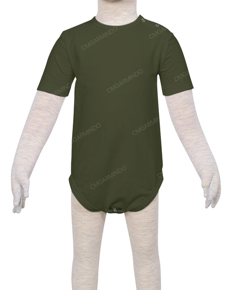 Short Sleeve Crew Neck Onesie