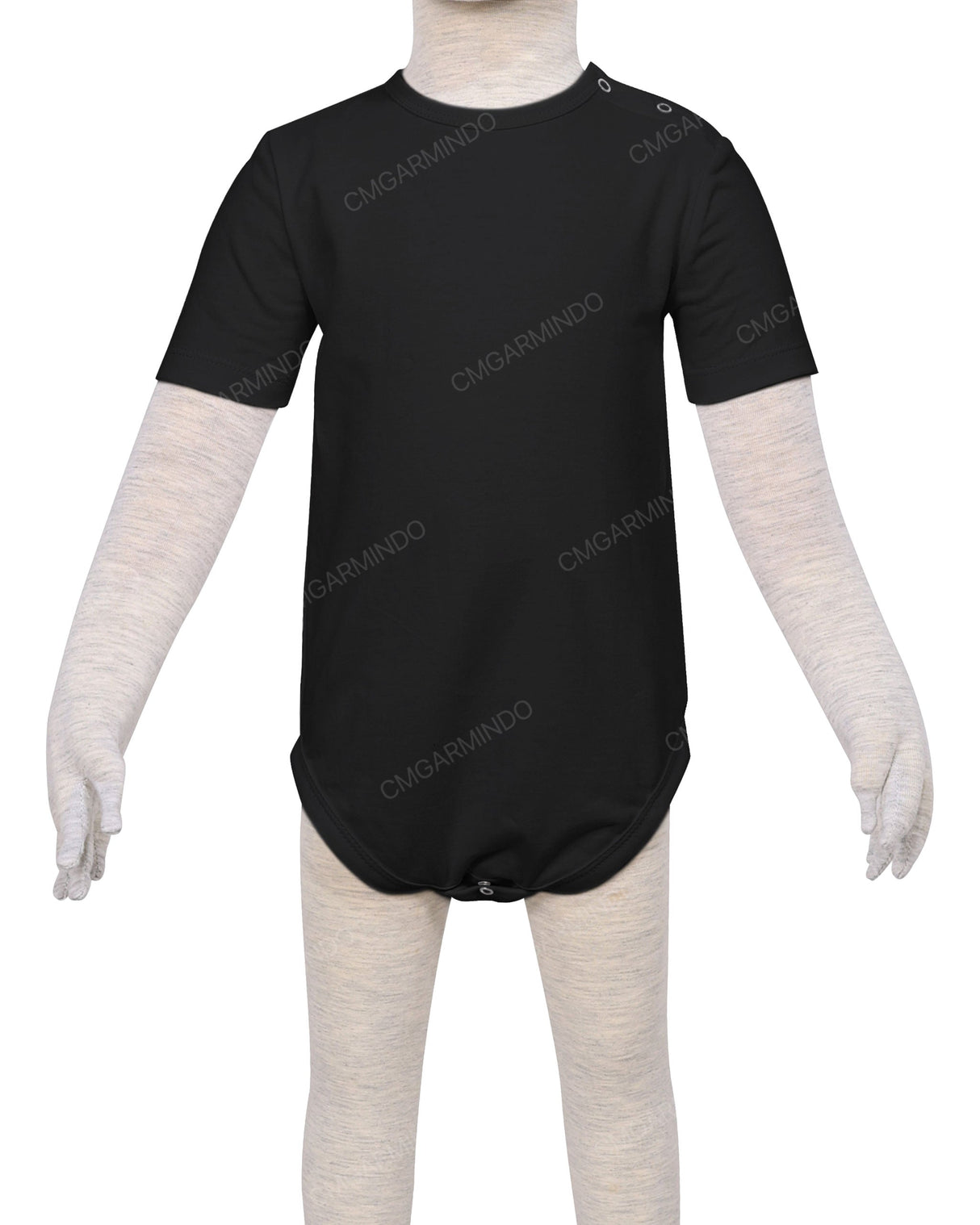 Short Sleeve Crew Neck Onesie