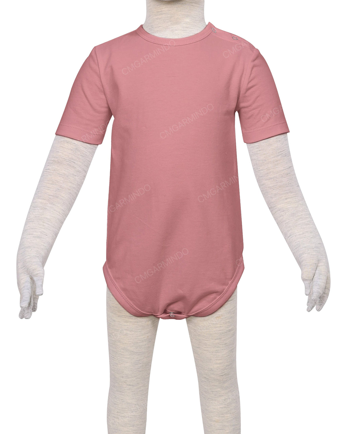 Short Sleeve Crew Neck Onesie