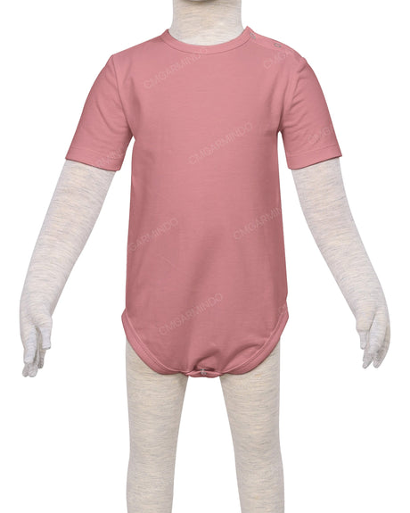 Short Sleeve Crew Neck Onesie