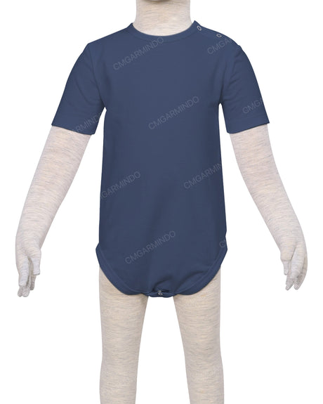 Short Sleeve Crew Neck Onesie