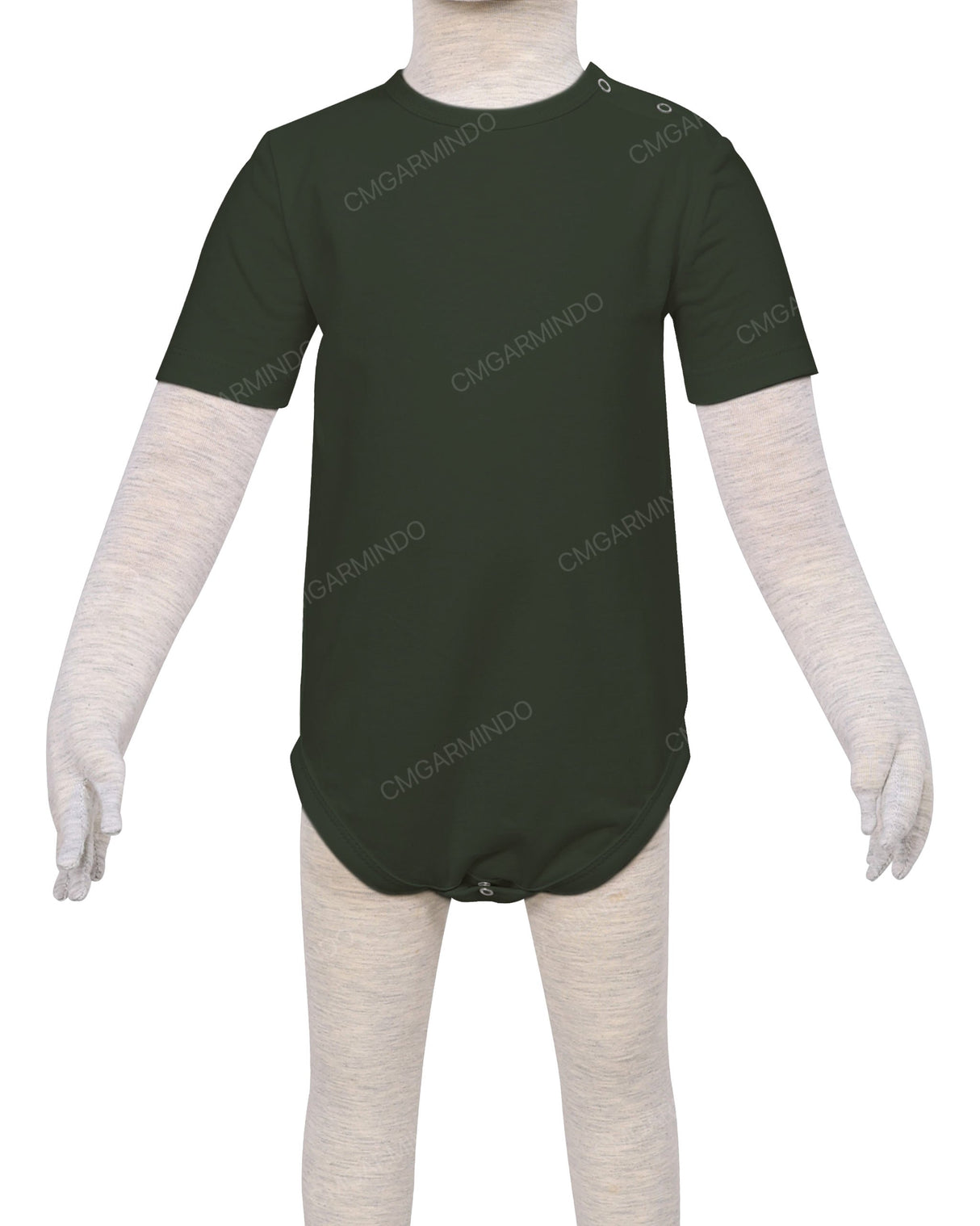 Short Sleeve Crew Neck Onesie