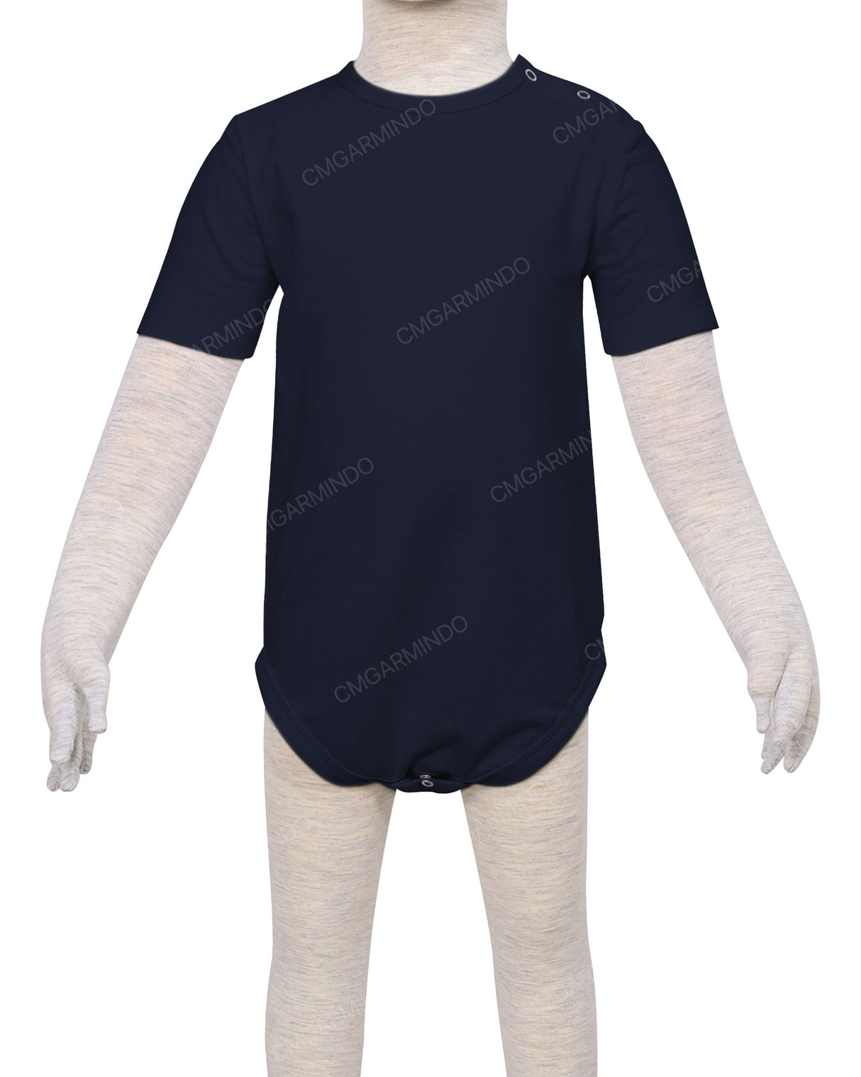 Short Sleeve Crew Neck Onesie