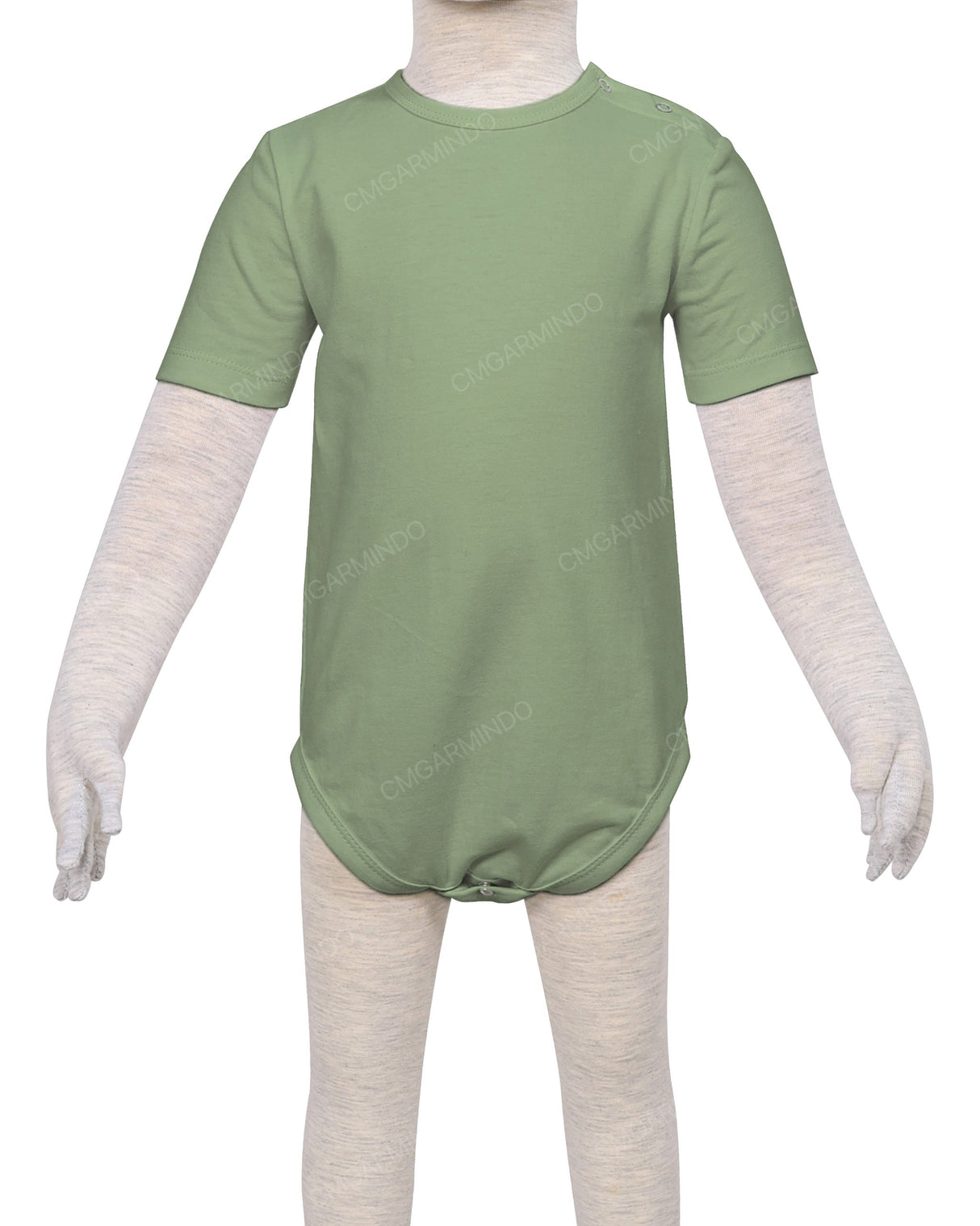 Short Sleeve Crew Neck Onesie