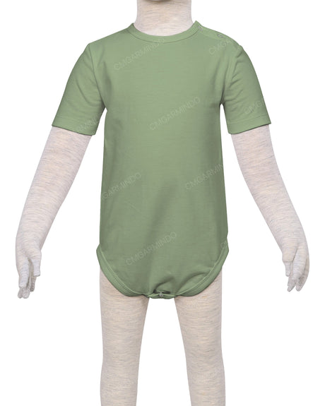 Short Sleeve Crew Neck Onesie