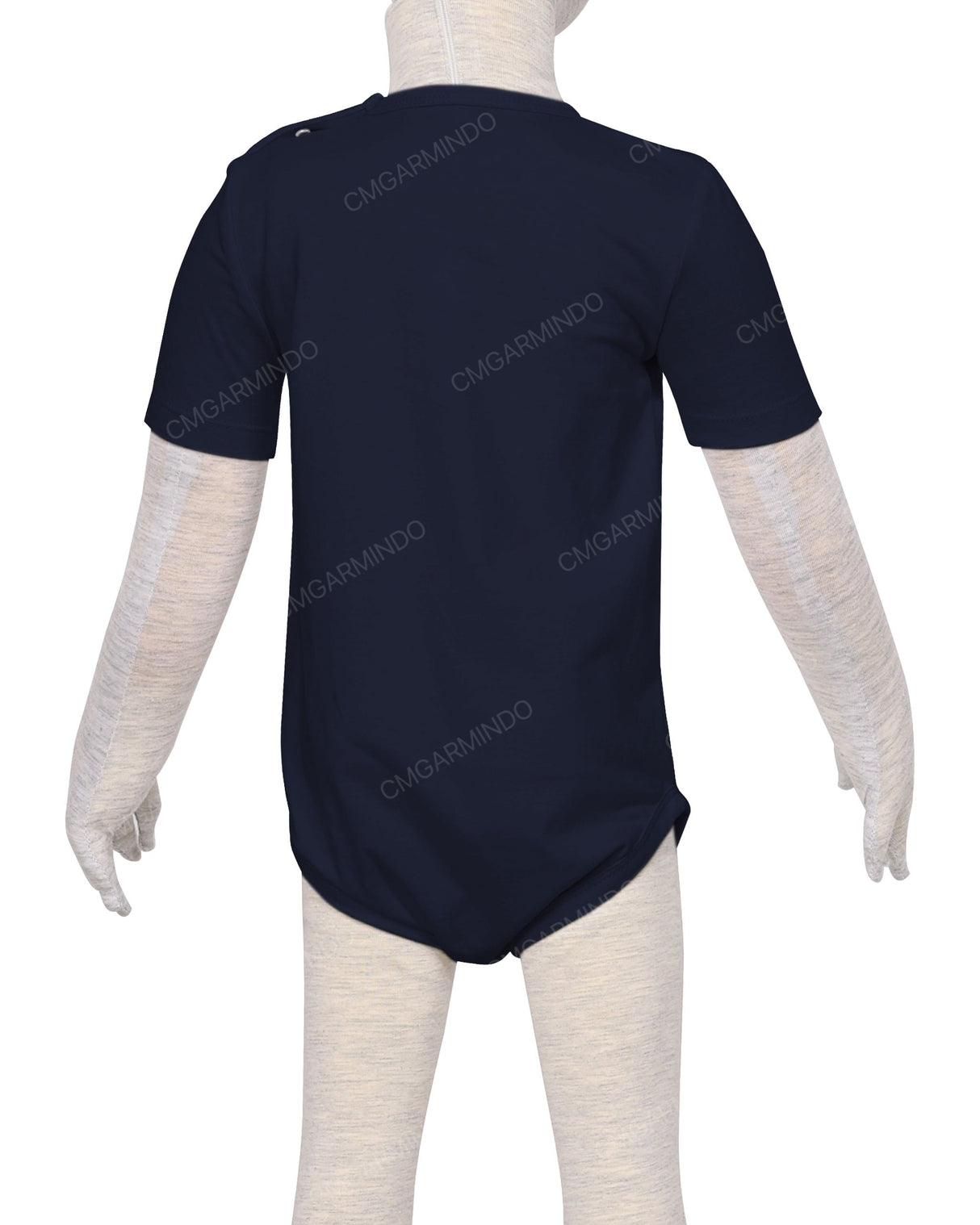 Short Sleeve Crew Neck Onesie