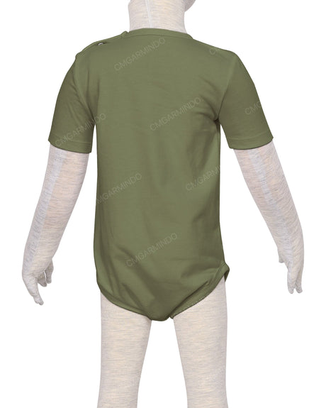 Short Sleeve Crew Neck Onesie