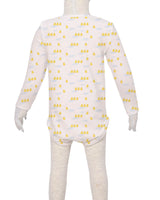 Long Sleeve Envelope Neck Onesie