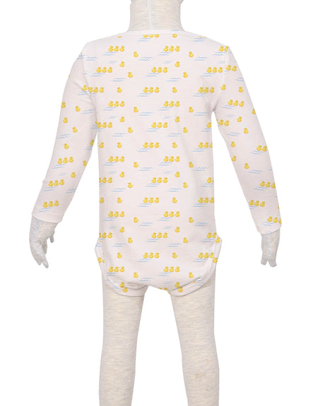Long Sleeve Envelope Neck Onesie