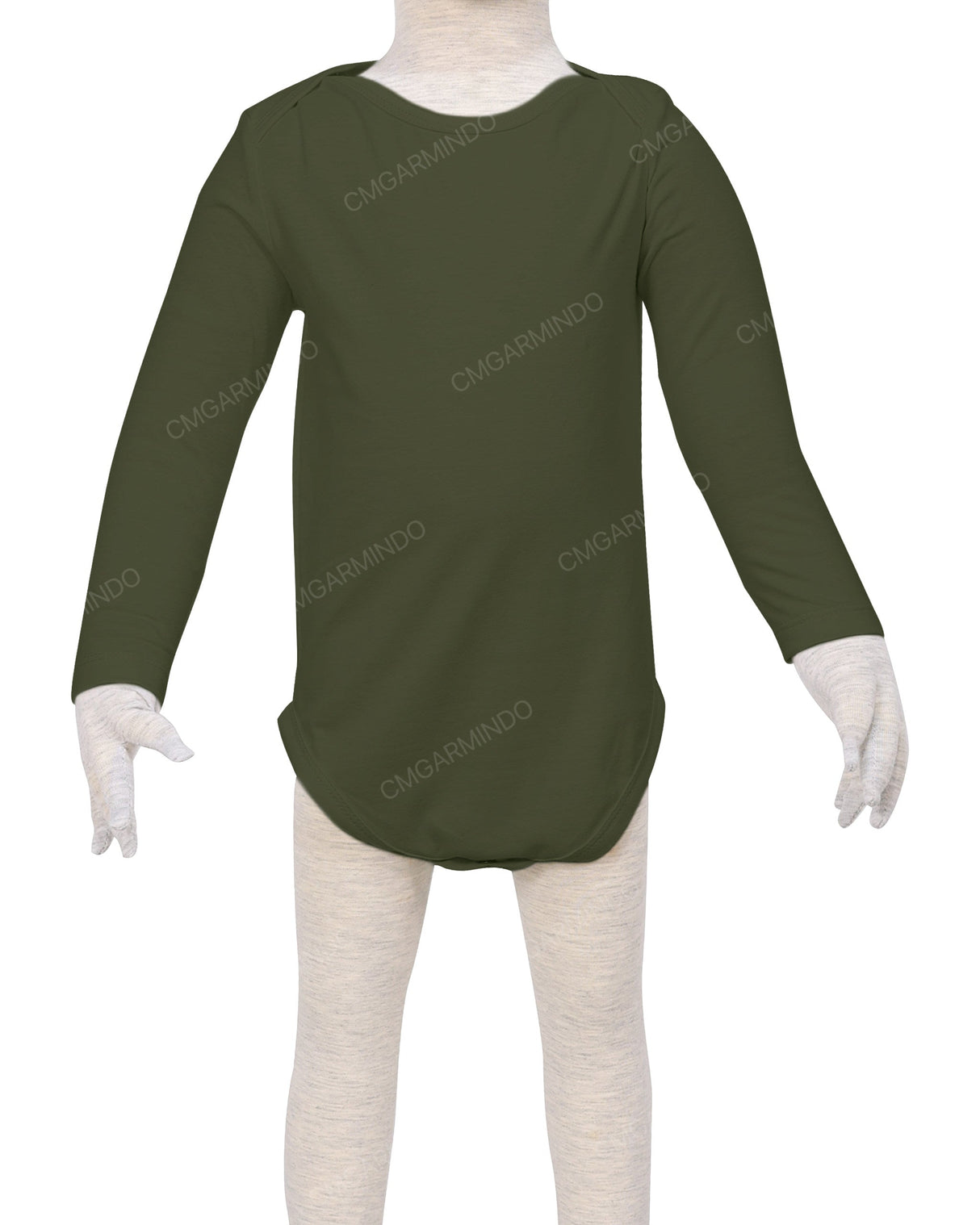 Long Sleeve Envelope Neck Onesie