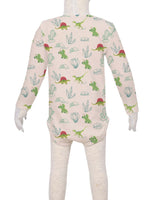 Long Sleeve Envelope Neck Onesie