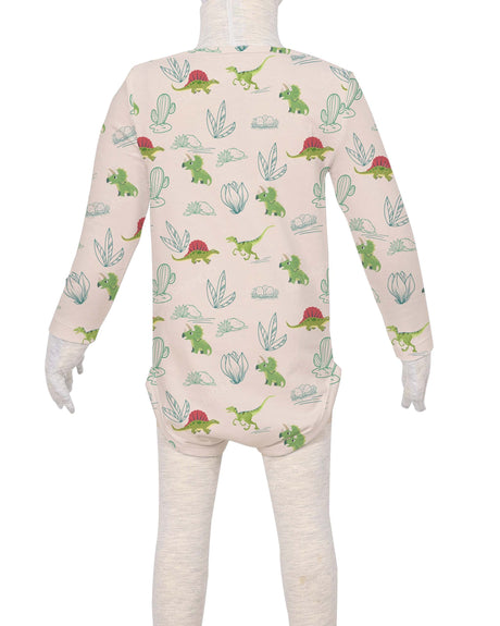 Long Sleeve Envelope Neck Onesie