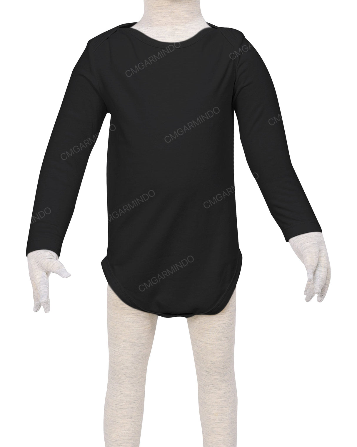 Long Sleeve Envelope Neck Onesie