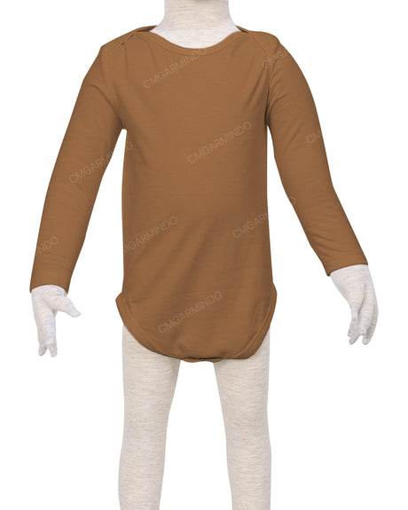 Long Sleeve Envelope Neck Onesie