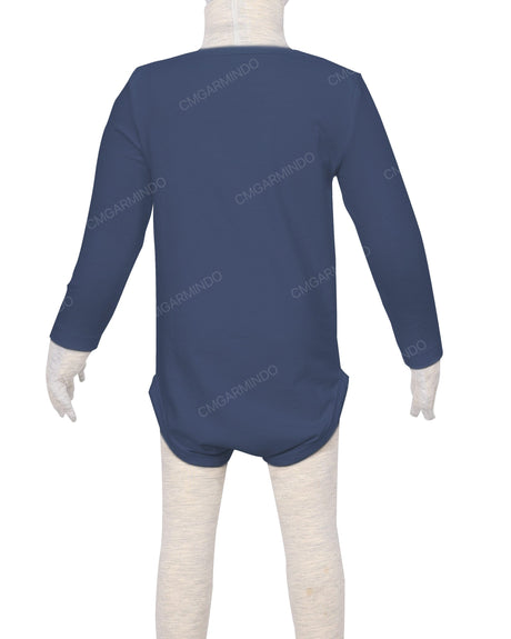 Long Sleeve Envelope Neck Onesie