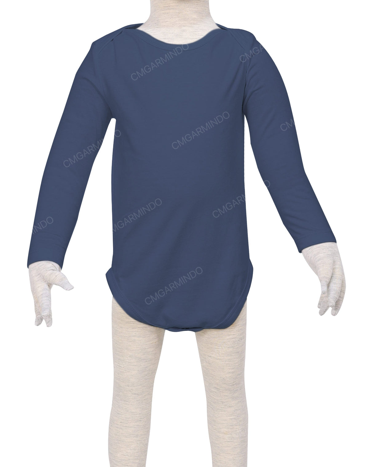 Long Sleeve Envelope Neck Onesie