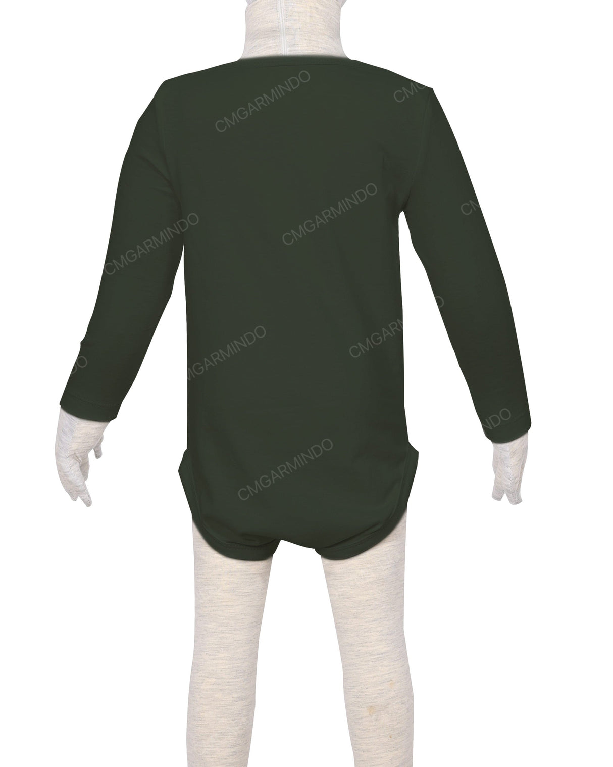 Long Sleeve Envelope Neck Onesie
