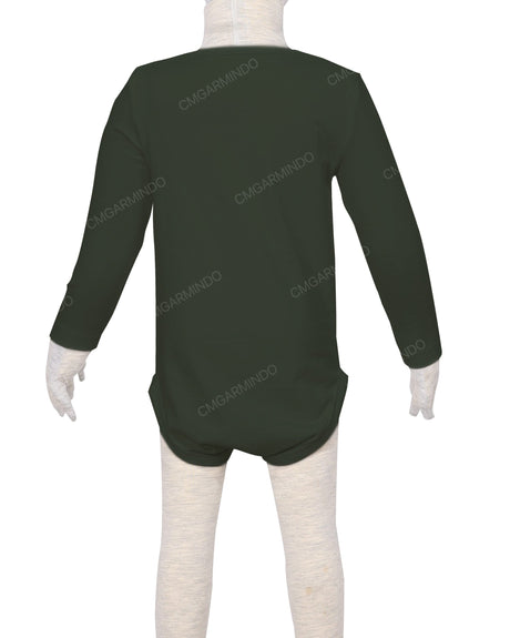 Long Sleeve Envelope Neck Onesie