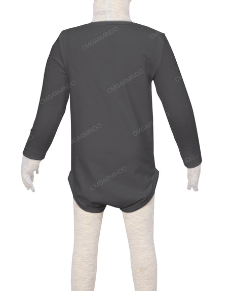 Long Sleeve Envelope Neck Onesie