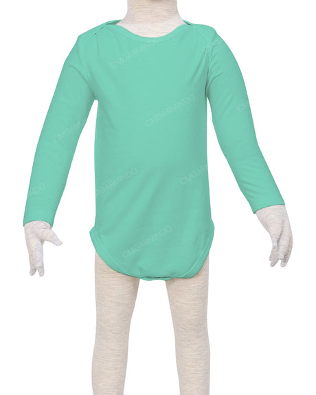 Long Sleeve Envelope Neck Onesie