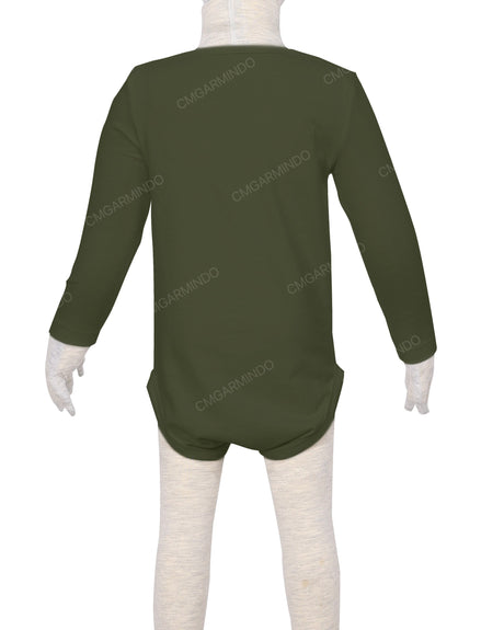 Long Sleeve Envelope Neck Onesie