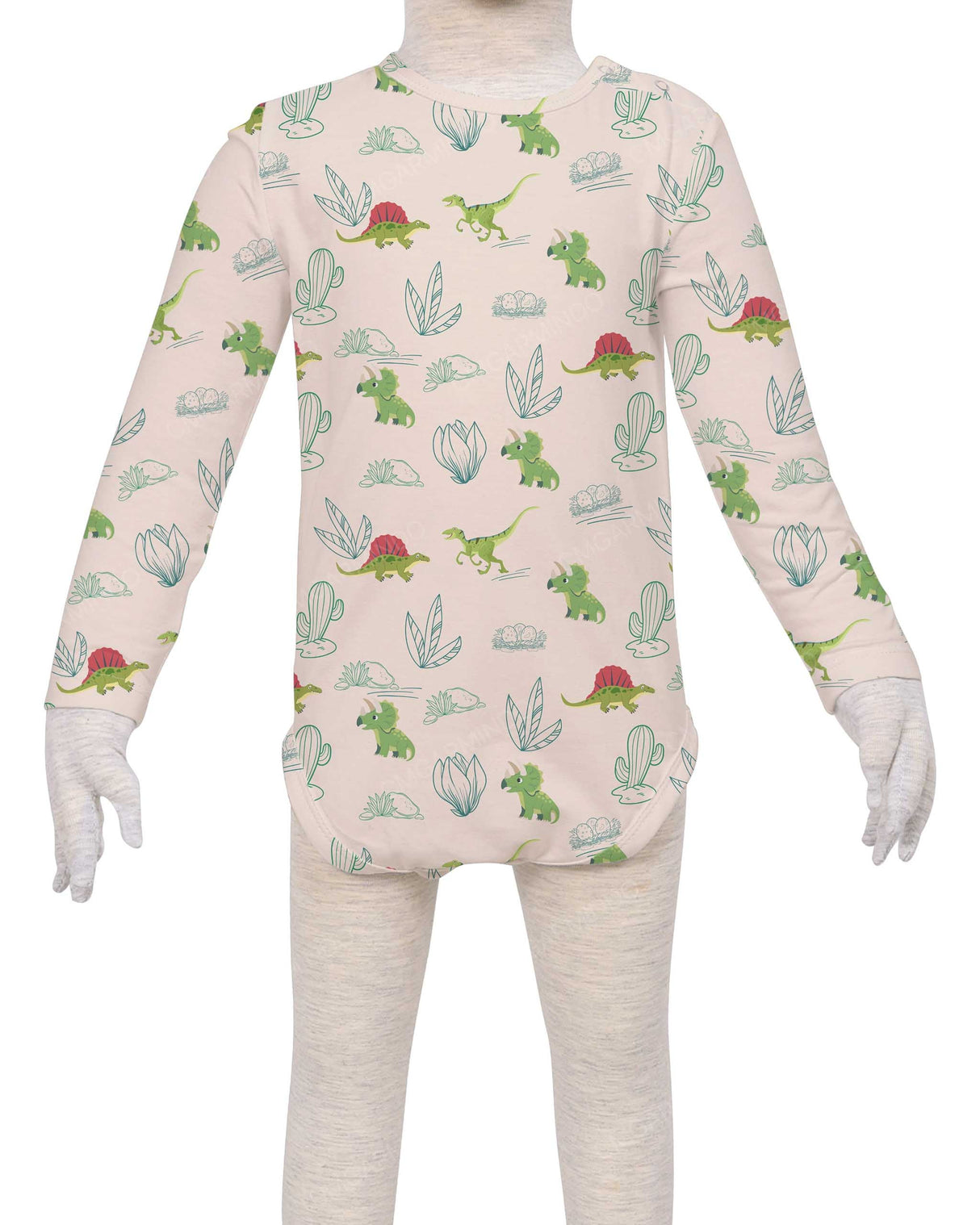 Long Sleeve Crew Neck Onesie