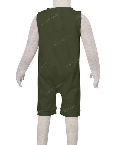 Sleeveless Crew Neck Shorts Romper