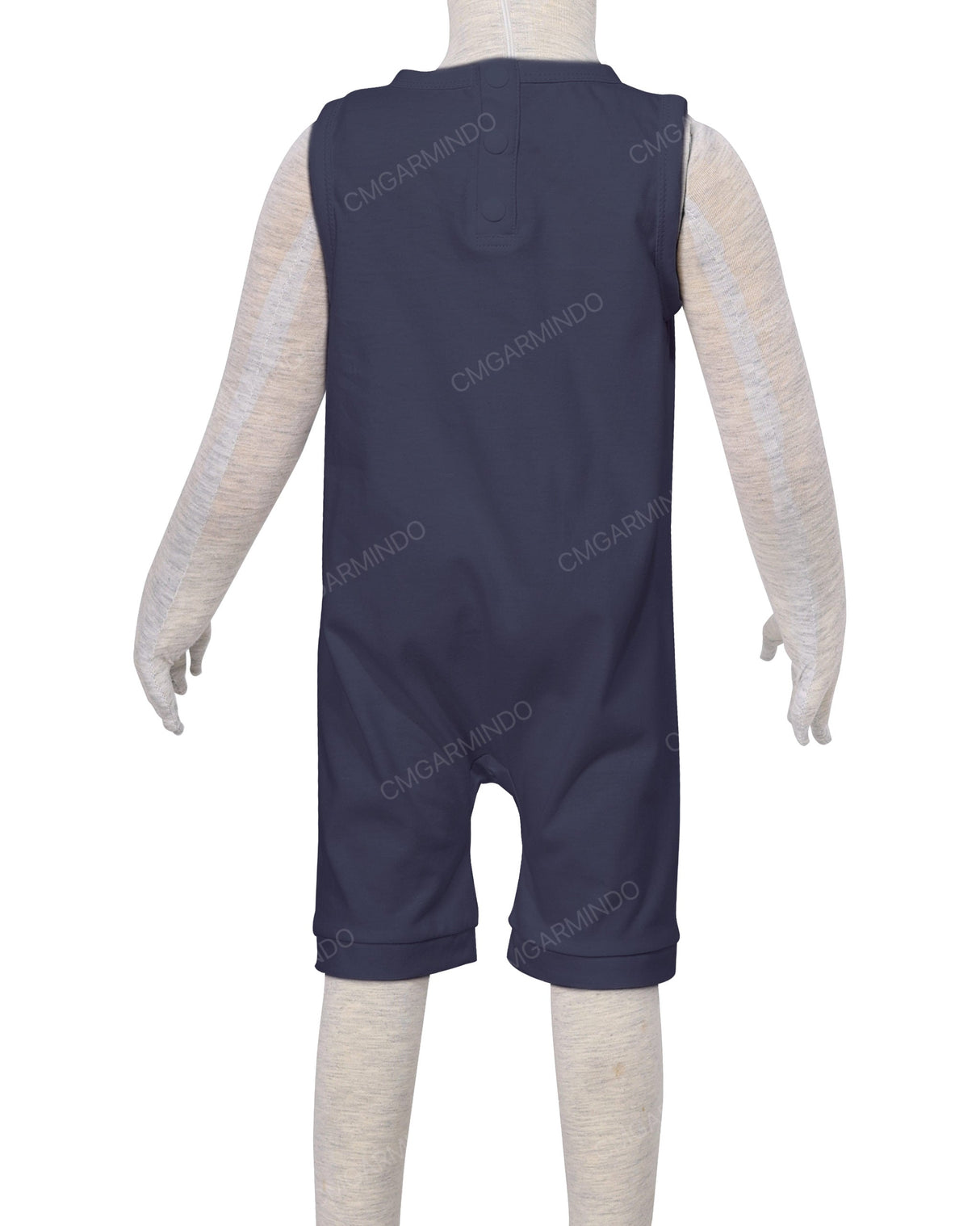 Sleeveless Crew Neck Shorts Romper