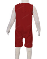 Sleeveless Crew Neck Shorts Romper