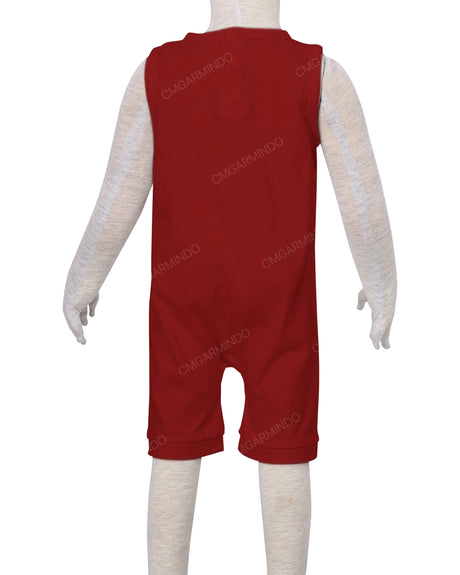 Sleeveless Crew Neck Shorts Romper