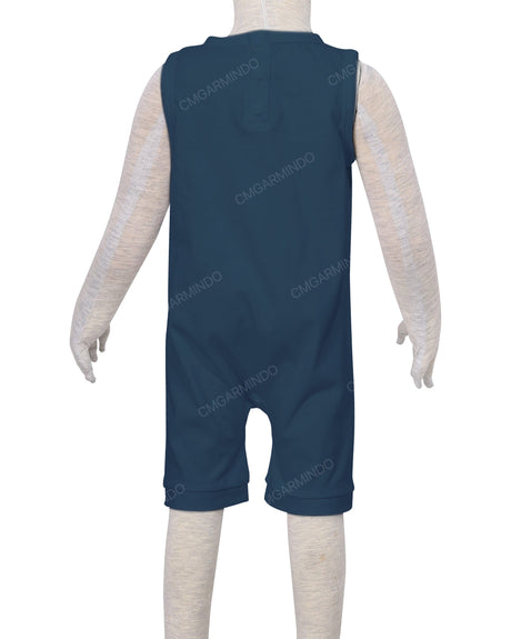 Sleeveless Crew Neck Shorts Romper