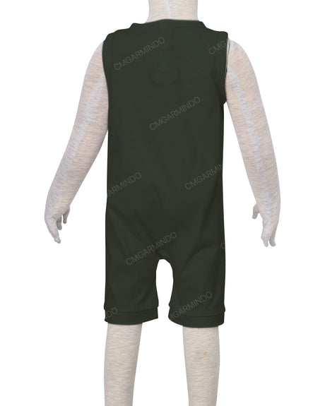 Sleeveless Crew Neck Shorts Romper