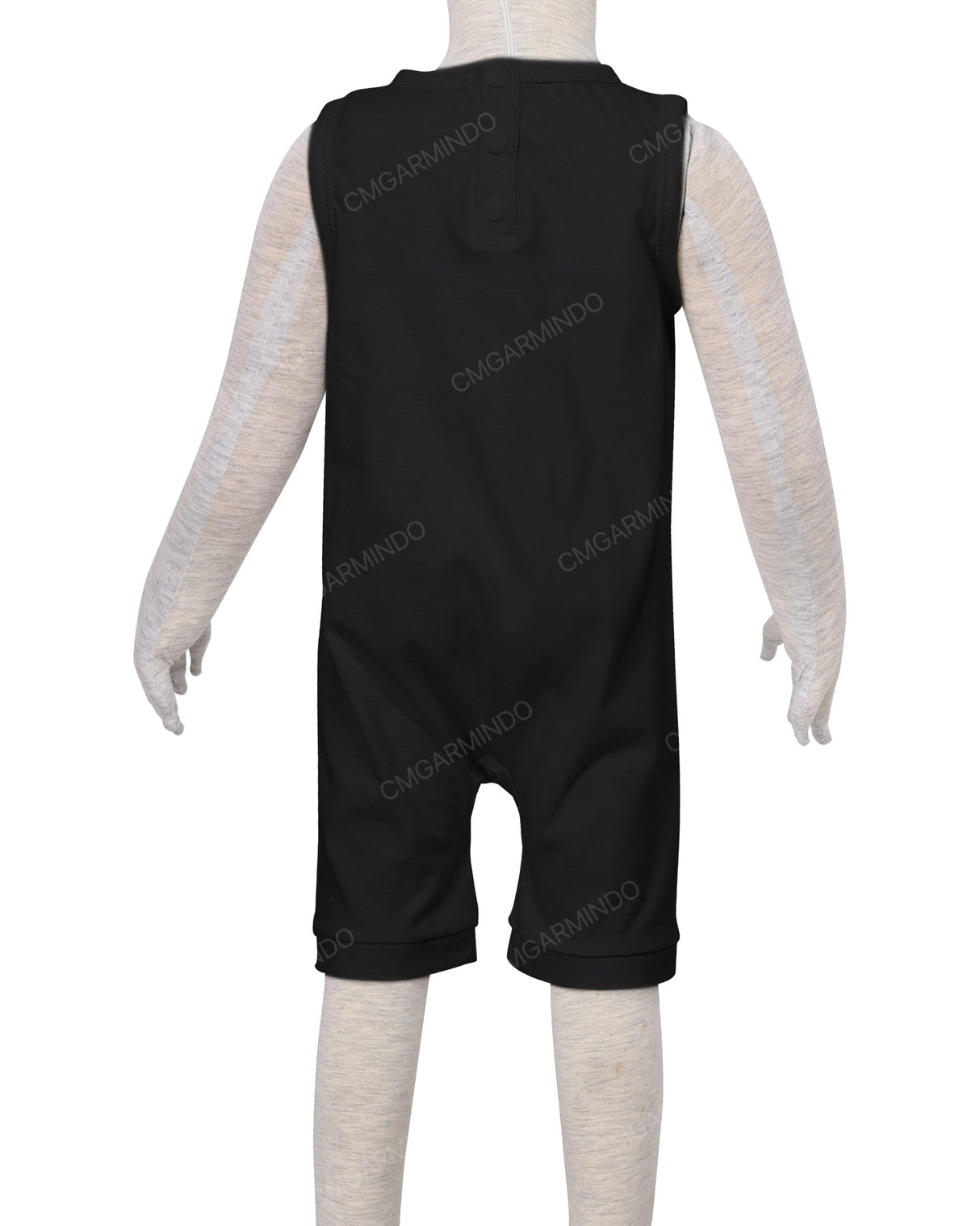 Sleeveless Crew Neck Shorts Romper