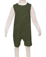 Sleeveless Shorts Romper