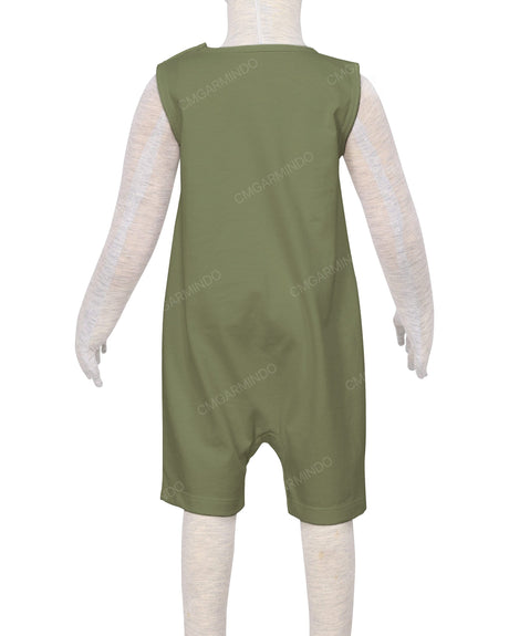Sleeveless Shorts Romper