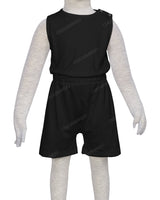 Sleeveless Crew Neck Elastic Waist Shorts Romper