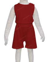 Sleeveless Crew Neck Elastic Waist Shorts Romper