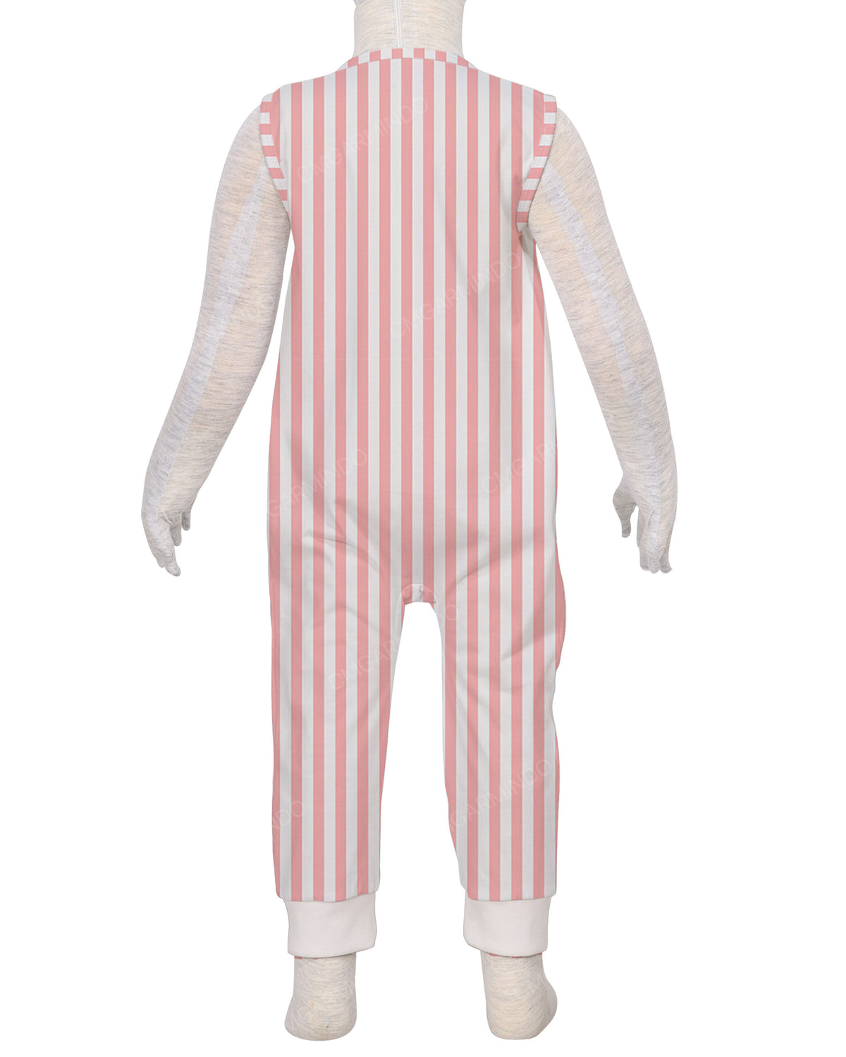 Sleeveless Zip-Up Pants Onesie