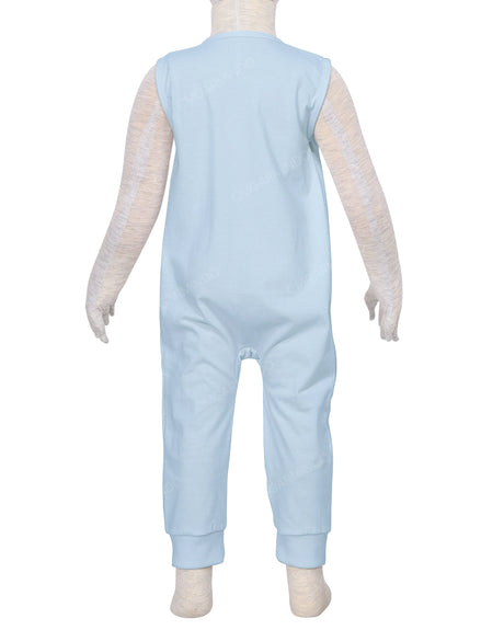Sleeveless Zip-Up Pants Onesie