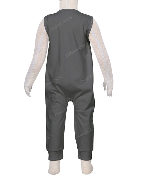 Sleeveless Zip-Up Pants Onesie
