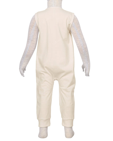 Sleeveless Zip-Up Pants Onesie