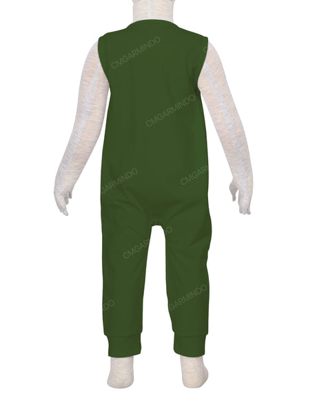 Sleeveless Zip-Up Pants Onesie