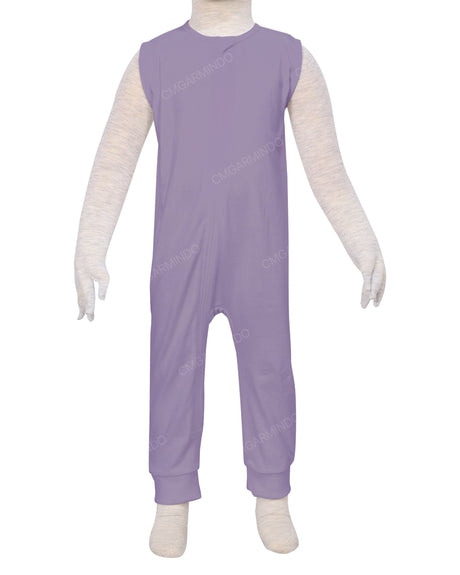Sleeveless Zip-Up Pants Onesie