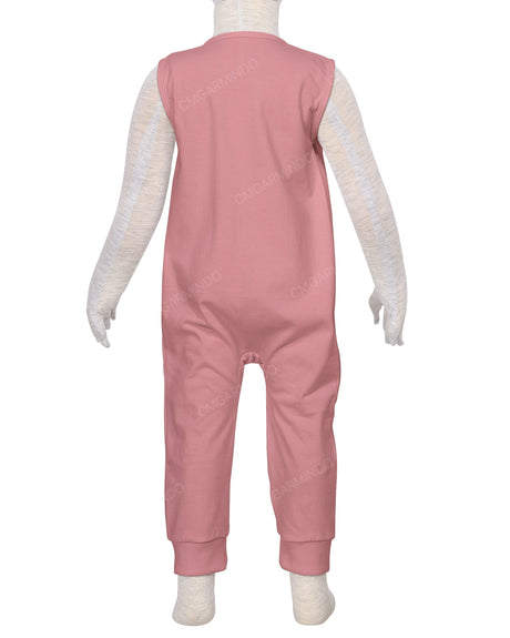 Sleeveless Zip-Up Pants Onesie