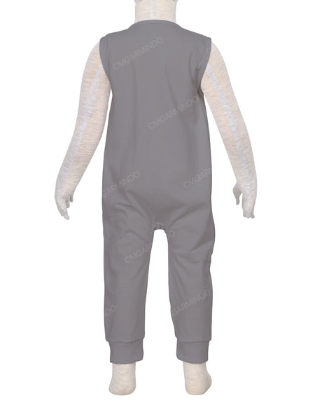 Sleeveless Zip-Up Pants Onesie