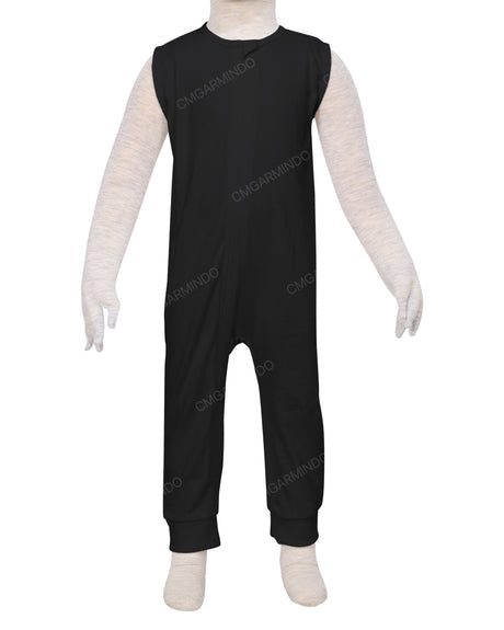 Sleeveless Zip-Up Pants Onesie