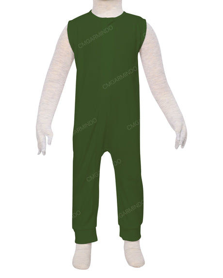 Sleeveless Zip-Up Pants Onesie